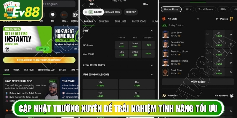 Cập nhật thường xuyên để được trải nghiệm tính năng tối ưu