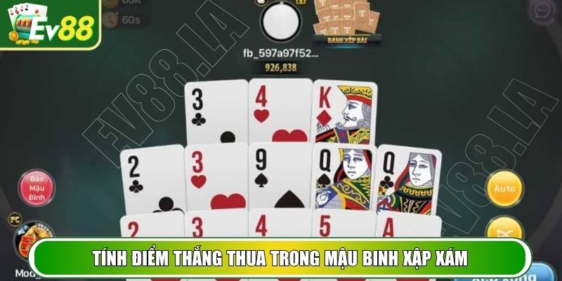 Tính điểm thắng thua trong mậu binh xập xám